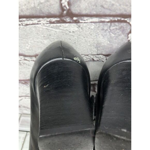 BeautiFeel Black Leather MaryJane Comfort Casual Pump Heels Women’s 39EU/8.5M US - Picture 11 of 16
